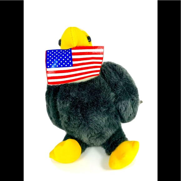 Sugar Loaf American Bald Eagle Patriotic Plush With American Flag 11” 4th Of Jul - Picture 1 of 10
